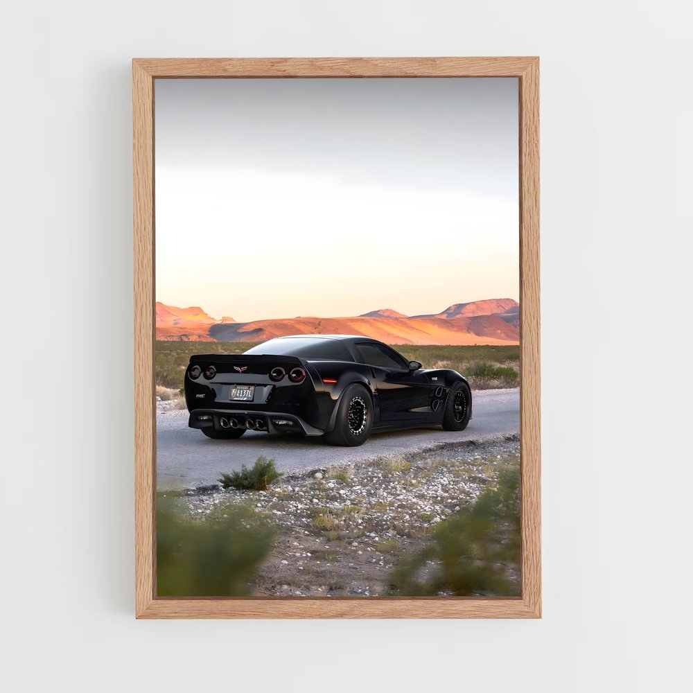 Poster Corvette GTR Evolution – affiche Chevrolet (vue 4)